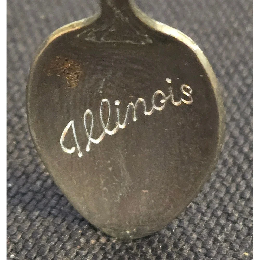 Lot of 10 Vintage Souvenir Collector Spoons California Seattle Florida Canada